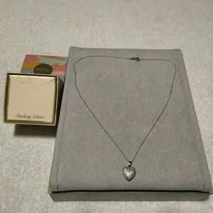 BRAND NEW Stella Rose Silver Heart Necklace